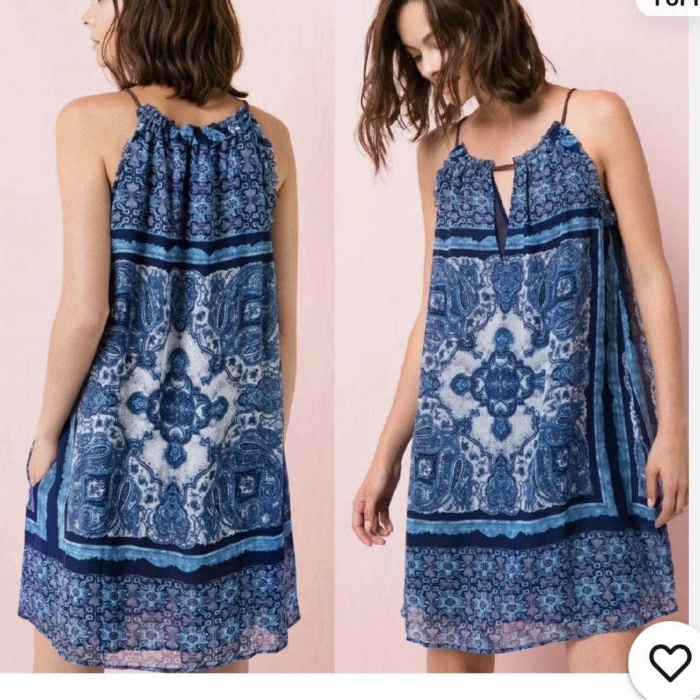 MNG bohemian shift dress | S